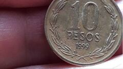 Así es la moneda de $10 pesos que se vende hoy por $20.000 pesos: cómo saber si tengo una y cuántas hay