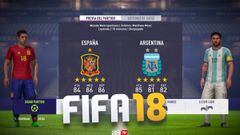 FIFA 18: Who wins Spain vs Argentina simulation?