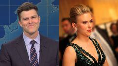 El esposo de Scarlett Johansson, obligado a burlarse de ella en pleno directo