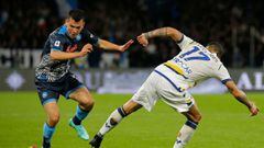 Hirving Lozano fue titular en la derrota del Napoli ante el Inter