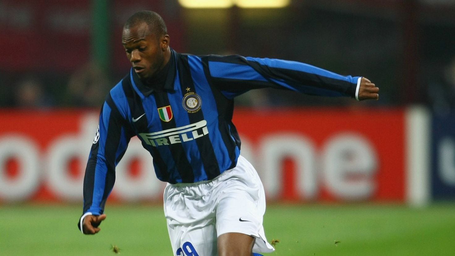 Hondura's David Suazo with Inter Milan in serie A