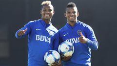 Fabra, Barrios y Cardona regresan con normalidad al entrenamiento de Boca Juniors