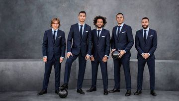 Sharp dressed men: Real Madrid sport new Hugo Boss suits
