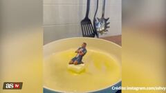 In this viral video, user @sshvy made some pretty creative at-home recreations of famous goal celebrations by soccer players.