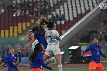 Final del fútbol femenino en los Juegos Panamericanos de Lima.