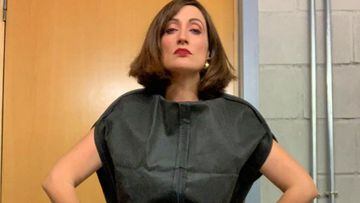 Ana Morgade arrasa con su vestido portatrajes en la Seminci 2021