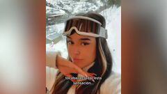 Marta Díaz desvela que no iba a la nieve desde hace 7 años y este vídeo esquiando triunfa en Tiktok