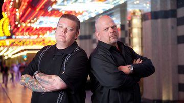 The cast of "Pawn Stars" shot on March 5, 2012 in Las Vegas, Nevada.  Photo by Scott Gries