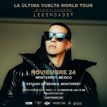 Daddy Yankee en México 2022: cuándo inicia 'La Última Vuelta' y dónde  compras las entradas, Rosarito, Monterrey, Guadalajara, CDMX, Edomex, Estados Unidos, USA, EEUU, MEXICO