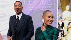 FILE PHOTO: Will Smith and Jada Pinkett Smith pose on the red carpet during the Oscars arrivals at the 94th Academy Awards in Hollywood, Los Angeles, California, U.S., March 27, 2022. REUTERS/Mike Blake/File Photo
