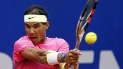 Rafa Nadal prueba su recuperaci&oacute;n en Montecarlo.