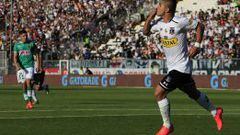 Felipe Flores celebra su regreso al gol ante Audax.
