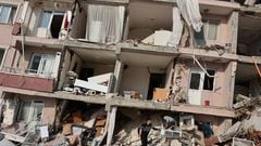 Two massive earthquakes of magnitude 7.8 and 7.5 struck the Middle East on Monday; extraordinary cell phone footage shows the huge scale of destruction.