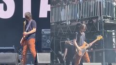 Keanu Reeves regresa al escenario con su banda de rock en un festival