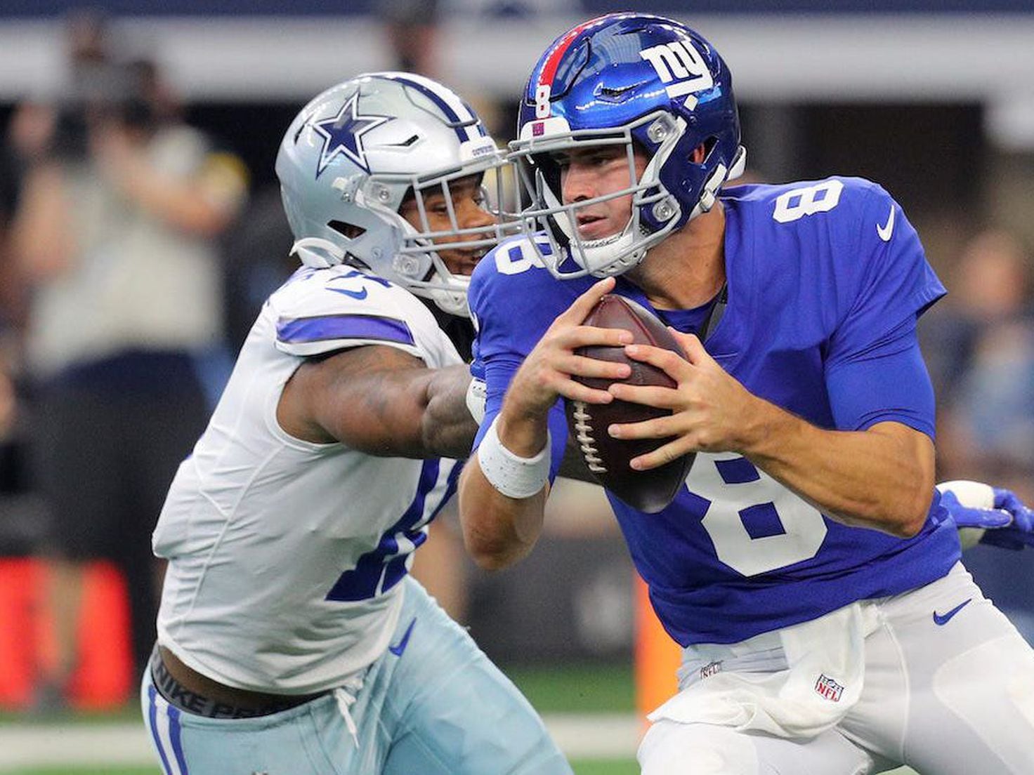 Daniel Jones Injury vs. Cowboys 