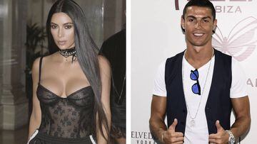 Kim Kardashian se insinu&oacute; as&iacute; a Cristiano Ronaldo. Foto: Instagram