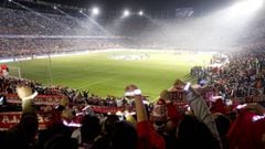 El estadio S&aacute;nchez Pizju&aacute;n en la Champions League, durante un Sevilla - Liverpool.         