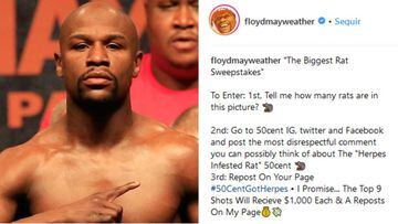 Mayweather ofrece $1,000 dólares por atacar a 50 Cent