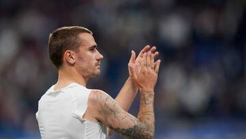 Antoine Griezmann (Atletico de Madrid) of France greets after the UEFA Nations League League A Group 1 match between France and Croatia at Stade de France on June 13, 2022 in Paris, France. (Photo by Jose Breton/Pics Action/NurPhoto via Getty Images)