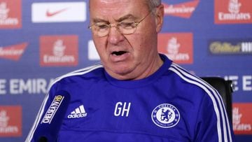 Chelsea manager Guus Hiddink ahead of FA Cup tie with MK Dons