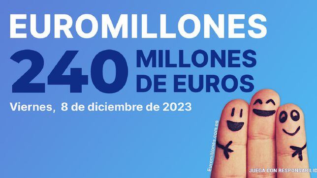 Euromillones: comprobar los resultados del sorteo de hoy, viernes 8 de diciembre
