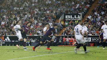 1-1. Leo Messi marcó el gol del empate.