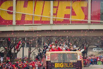 El desfile de campeón de Kansas City Chiefs en imágenes