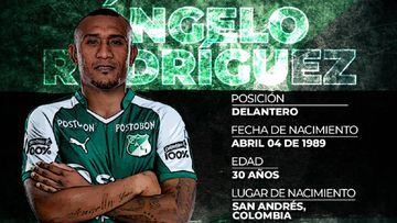 Oficial: &Aacute;ngelo Rodr&iacute;guez firma con Deportivo Cali