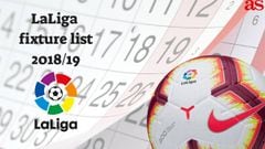 LaLiga 2018/19 fixture list announcement live: how to follow, times, online