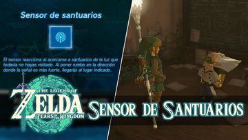 the legend of zelda tears of the kingdom nintendo switch guia sensor santuarios como se consigue