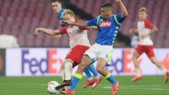 Partido entre Napoli y Salzburgo por la Europa League