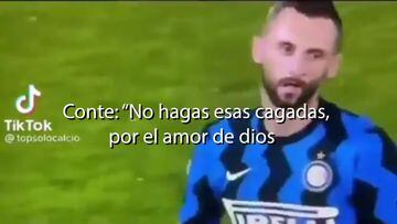 El enojo de Antonio Conte con Marcelo Brozović, por un mal pase