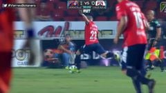 El pase gol de Bryan Carrasco en sufrido empate de Veracruz