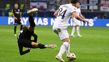 Con Borré en campo, Frankfurt y Tottenham empatan sin goles