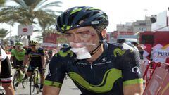 Carlos Betancur tuvo que retirarse de la Vuelta a Espa&ntilde;a debido a una lesi&oacute;n en el tobillo que sufri&oacute; tras una ca&iacute;da en la sexta etapa.