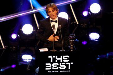 Modric, ganador del 'The Best 2018'.