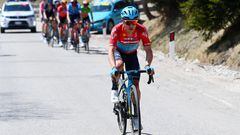 Miguel Ángel 'Superman' López gana la cuarta etapa del Tour de Los Alpes.