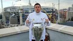 La última de Roncero: se sube a una azotea y alucina con el Bernabéu a un año de su estreno