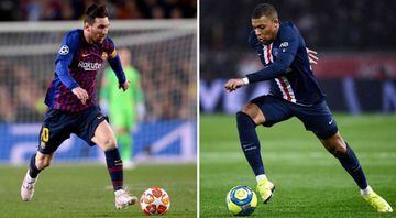 Kylian Mbappé was the clear winner of his duel with Lionel Messi in the Barcelona-PSG tie at Camp Nou.