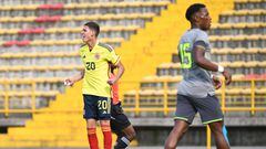 Colombia Sub 20 vence a Ecuador en segundo amistoso en Techo