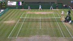 ¿Susto para Federer? La última locura de Nadal en Wimbledon