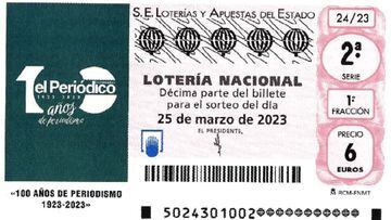 Lotería Nacional: comprobar los resultados del sorteo de hoy, sábado 25 de marzo