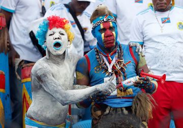 Soccer Football - Africa Cup of Nations 2019 - Round of 16 - Madagascar v DR Congo - Alexandria Stadium, Alexandria, Egypt - July 7, 2019  Fans in the stands during the match  
