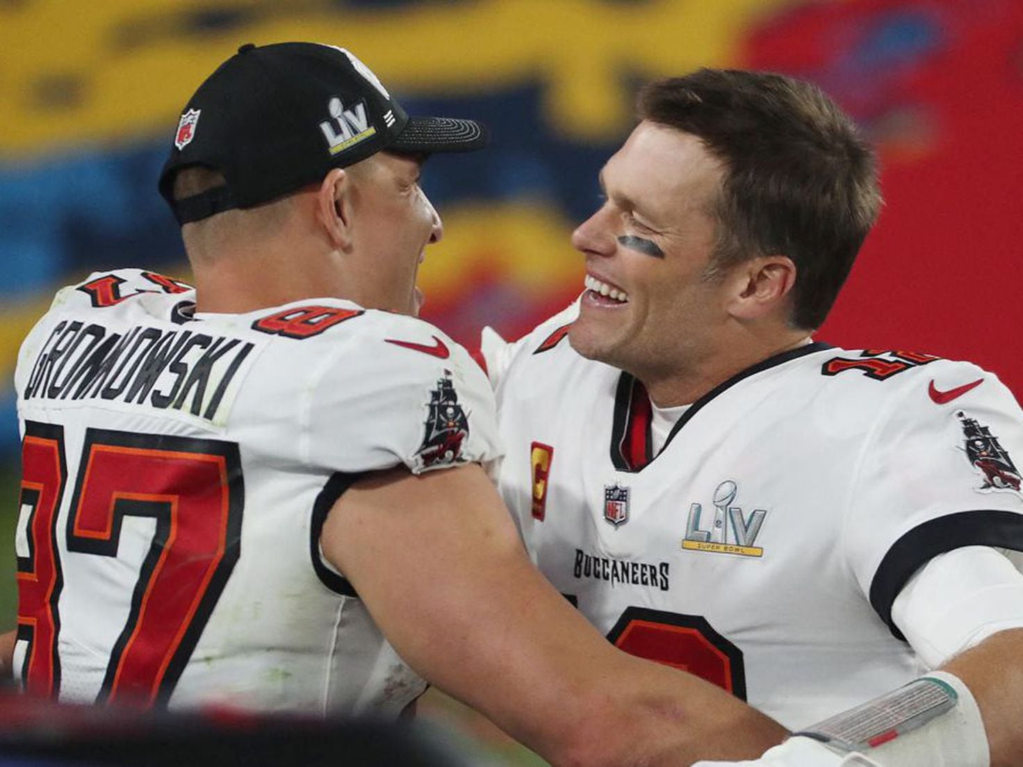 Tom Brady Rob Gronkowski Super Bowl LV Tampa Bay Buccaneers