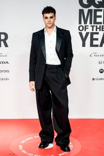   Tomy Aguilera en la alfombra roja de la gala de los premios GQ Hombres del Año 2023. 