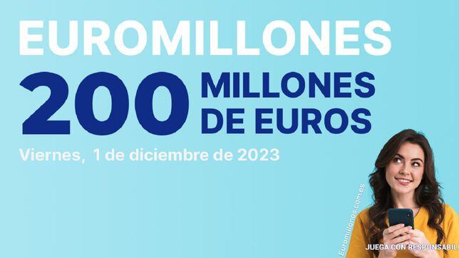 Euromillones: comprobar los resultados del sorteo de hoy, viernes 1 de diciembre con bote especial
