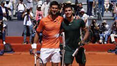 Alcaraz y Djokovic, que solo se han medido una vez entre sí, se enfrentarán en Roland Garros para determinar el número uno del mundo. El murciano, en Madrid, se hizo con la victoria en 2022.