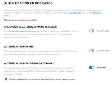 Cómo activar la autenticación en dos pasos en Fortnite (actualizado 2023) -  Meristation