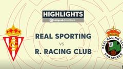 Resumen y goles del Sporting vs Racing de LaLiga SmartBank