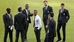Evra, con Llorente en la Juventus